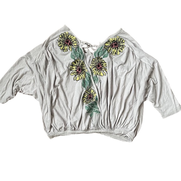 Free People sunflower top size medium - Picture 2 of 6